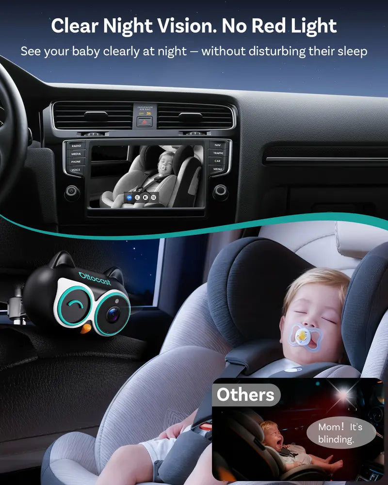 ✨Baby Car Camera &Wireless CarPlay Adapter